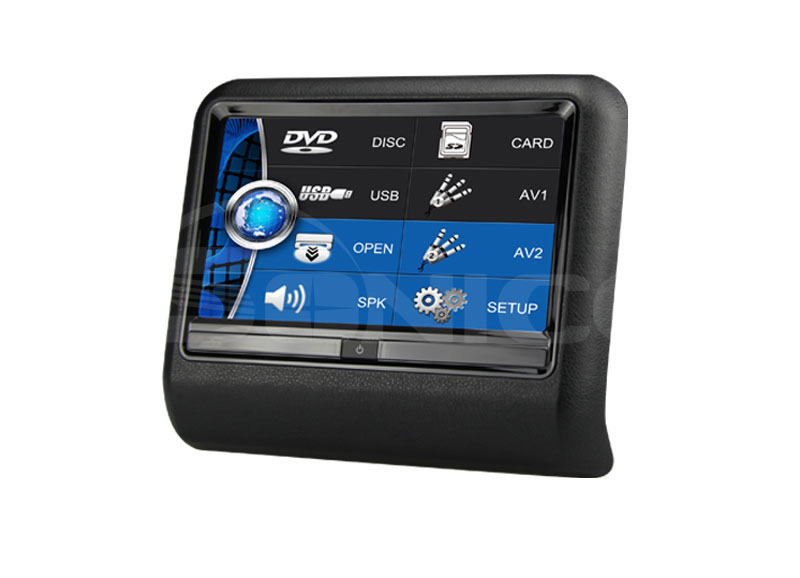 9'' Headrest Mounted Touch Screen DVD Player