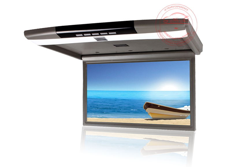 Super Slim 15.6'' Roof Mount Monitor with HDMI Input and USB/SD 