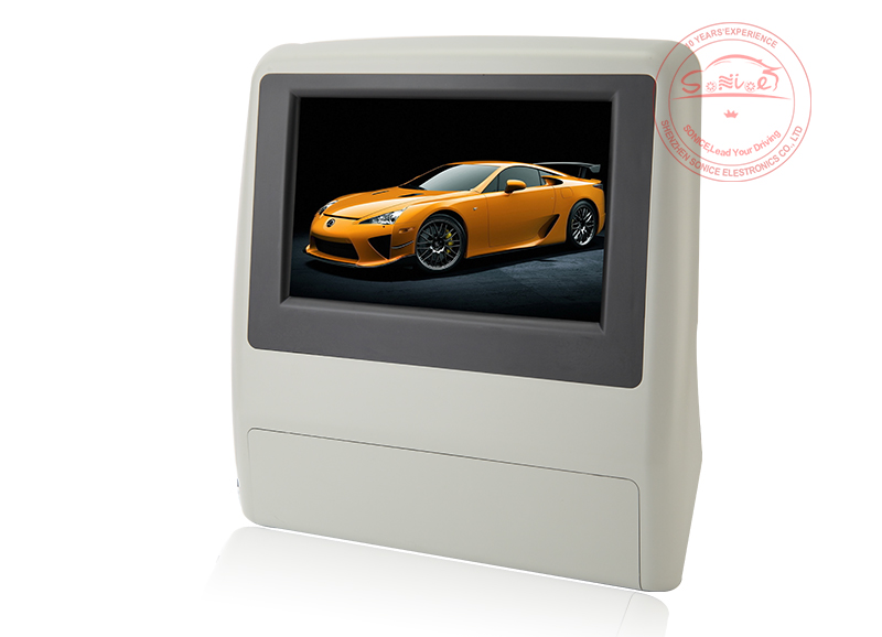 7 inch Clip on Headrest Monitor