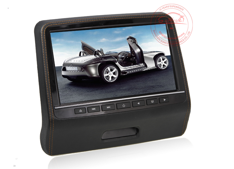 9 inch Clip on Headrest DVD