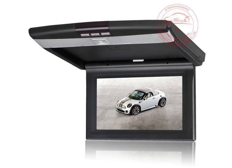 Super Slim 10.1'' Roof Mounted Flip Down Monitor