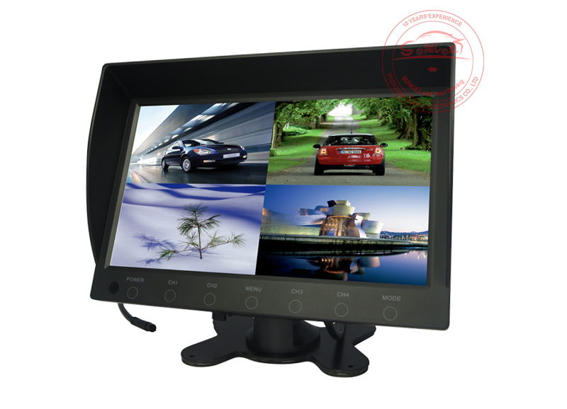 7'' Car Dash Monitor with Splitters for Car Security System
