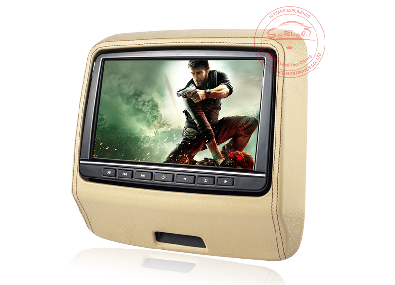 9'' Headrest Mounted Multimedia Player