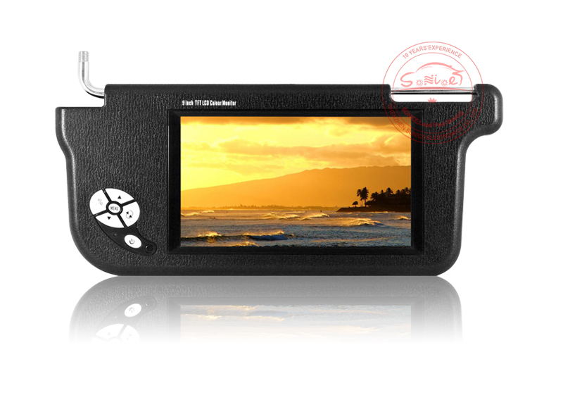 9'' TFT LCD Sun Visor Monitor